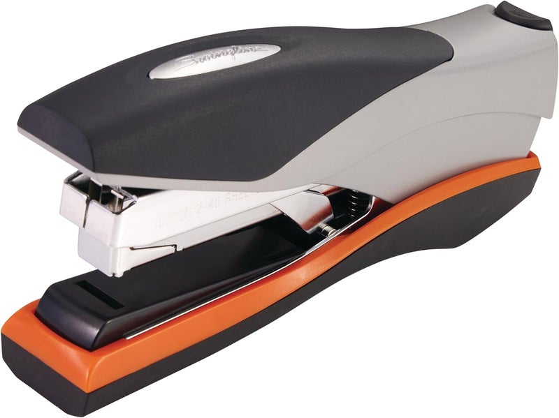 Swing Line Stapler, 40 Sheet Capacity, Optima 40, Jam Free, Reduced Effort, Soft Grip, Metal, Orange and Gray (87845) - Image 1